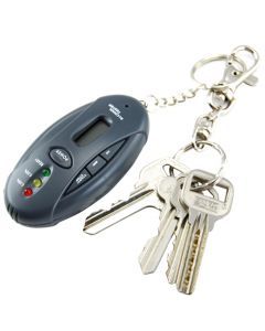 Alkoholmätare Nyckelring med ficklampa och stoppur