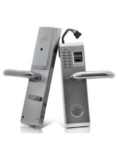 Dörrlås med fingeravtryck och/eller kod