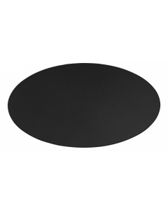 DELTACO GAMING DFP410 Gulvpude, 110x110cm, sort