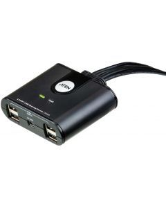 ATEN US424 manuel USB 2.0 switch, 4 computere til 4 enheder, 1,8m, hvid