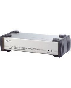ATEN DVI splitter 1 til 2, DVI-I Single Link, også højttalere