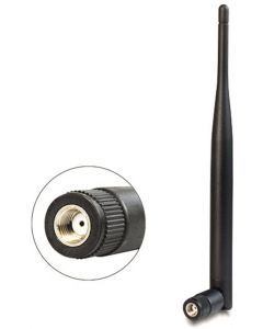 DeLOCK WLAN antenn, RP-SMA ha, 5dBi, 2,4GHz, rundstrålande, 50 Ohm, svar