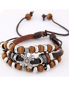 Wrapper läder armband